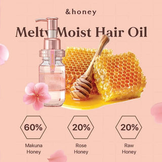 &HONEY	Vicrea &honey Melty Moist Repair Hair Oil 136g