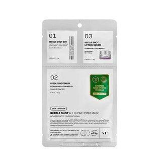 VT Reedle Shot All in One 3-Step Mask (1.5g + 1.5g + 25g) - Kbeauty Canada