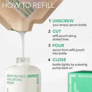 INNISFREE Green Tea Seed Hyaluronic Acid Serum 80mL - Kbeauty Canada