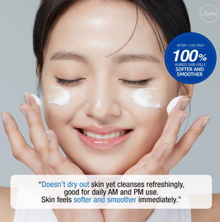Jumiso Pore-Purifying Salicylic Acid Foaming Cleanser 120g, gentle cleanser with salicylic acid for clear, refreshed skin.