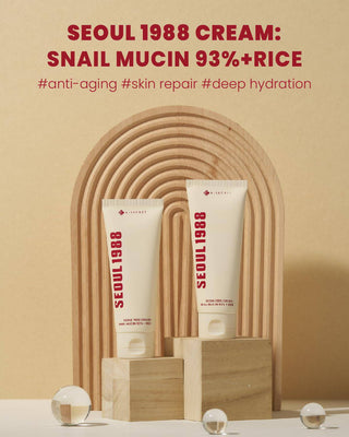 KSECRET Seoul 1988 CREAM: Snail Mucin 93% + Rice 100mL - Kbeauty Canada