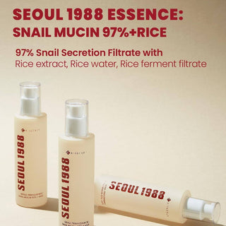 KSECRET Seoul 1988 ESSENCE: Snail Mucin 97% + Rice 100mL - Kbeauty Canada