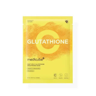 MEDICUBE Deep Vita C Glutathione Brightening Mask 27mL (1ea) - Kbeauty Canada