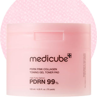 MEDICUBE PDRN Pink Collagen Gel Toner Pad 120mL (70 Pads)