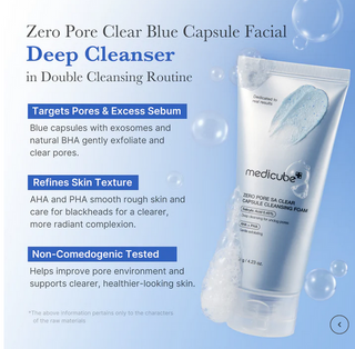 MEDICUBE Zero Pore Clearing Capsule Cleansing Foam - Kbeauty Canada