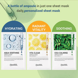 MEDIHEAL Aqua Sooting Ampoule Mask 1ea