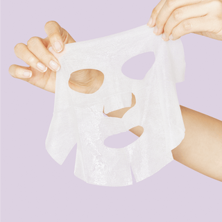 Mediheal H.P.A Glowing Ampoule Mask sheet with hydrating serum in a 25mL package, designed for facial skincare.