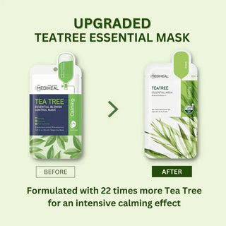 MEDIHEAL Teatree Essential Mask 24ML (1ea) - Kbeauty Canada