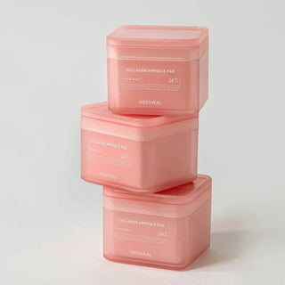 MEDIHEAL Collagen Ampoule Pad 100 Sheets (120mL) - Kbeauty Canada