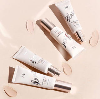 MISSHA M Perfect Blanc BB Cream in Beige No. 22, showing the smooth, light beige shade and sleek packaging.