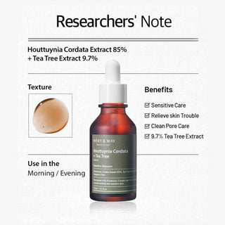 Mary&May Houttuynia Cordata +Tea Tree Serum - Kbeauty Canada