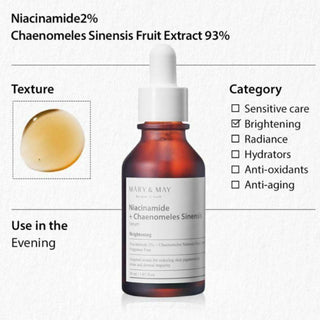 Mary&May Niacinamide + Chaenomeles Sinensis Serum - Kbeauty Canada