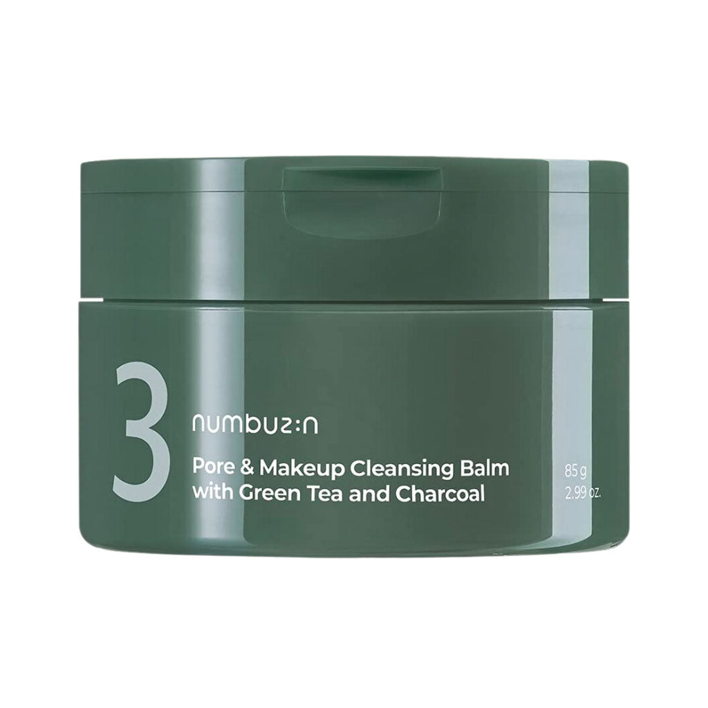 CHURUM 化粧下地 3個セット 30g NUMBUZIN No.3 Pore & Makeup Cleansing Balm with Green Tea and