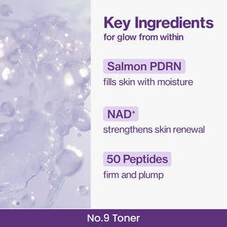 NUMBUZIN No.9 NAD PDRN Glow Boosting Toner 150mL - Kbeauty Canada