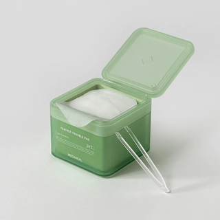 Mediheal Teatree Trouble Pad toner pads in a box, 170mL, designed for acne-prone skin with natural tea tree extract.