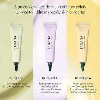 SHAISHAISHAI Banana Spot Calming Cream 03 (Yellow) 15g - Kbeauty Canada