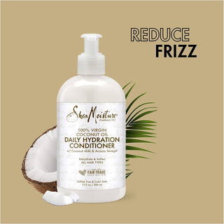 SHEA MOISTURE 100% Virgin Coconut Oil Daily Hydration Shampoo & Conditioner 768mL - Kbeauty Canada