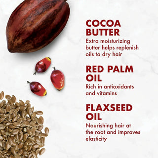 Shea Moisture Red Palm Oil and Cocoa Butter Curl Stretch Pudding in 326g jar, showcasing the curl balm with product label visible.