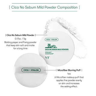 VT Cica No-Sebum Mild Powder 5g - Kbeauty Canada