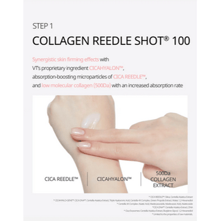 VT Collagen (Pink) Reedle Shot 100 2-Step Mask (1.5g + 33g) - Kbeauty Canada