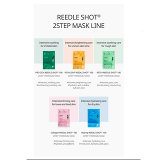 VT Collagen (Pink) Reedle Shot 100 2-Step Mask (1.5g + 33g) - Kbeauty Canada