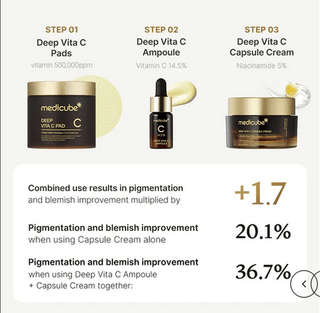 MEDICUBE Deep Vita C Capsule Cream 55g - Kbeauty Canada