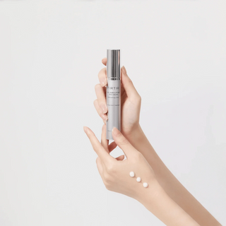 TIRTIR Collagen Lifting Eye Cream in 15mL jar, featuring a smooth cream texture for eye area skincare.