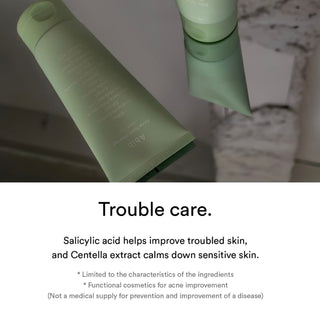 Abib Heartleaf foam acne cleanser bottle with white cap and label, 150ml, designed for clear skin care.