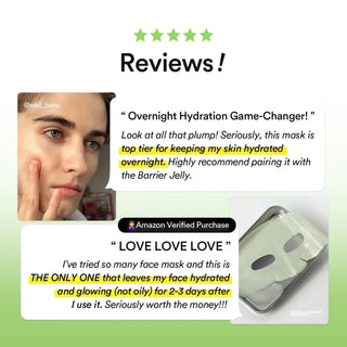 Abib Collagen Gel Mask Heartleaf Jelly face sheet mask with heartleaf extract, designed for hydrating and soothing skin.