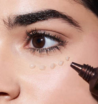 ACWELL Licorice pH Balancing Intensive Eye Cream in a jar, designed to hydrate and brighten the delicate eye area.