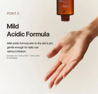 ACWELL Licorice pH Balancing Cleansing Toner in a clear bottle with a white cap, showing the product label.