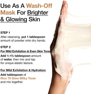 ANUA Rice Enzyme Brightening Cleansing Powder in 40g jar, showing the lightweight white powder for gentle facial cleansing.