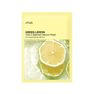 ANUA Green Lemon Vita C Blemish Serum Mask - Kbeauty Canada