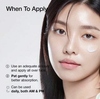Anua Heartleaf 70+ Daily Lotion and moisturizer in a pump bottle, designed for hydrating and soothing skin.