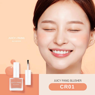 Apieu Juicy Pang Water Blusher in 9g with a soft pink cream blush and compact packaging, perfect for a natural glow.
