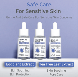 APLB Azelaic Acid Peptide Ampoule Serum in a 40mL bottle, featuring a dropper for precise application, designed for skincare.