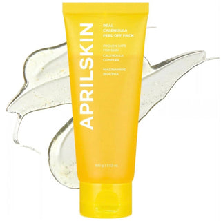 April Skin Calendula Peel Off Mask in a 100g jar, showcasing the face sheet mask with calendula extract for soothing skin.