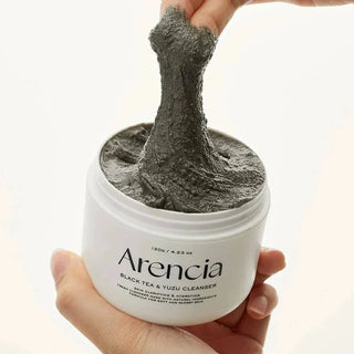 ARENCIA Black Tea and Yuzu Rice Mochi Cleanser 120g - Kbeauty Canada