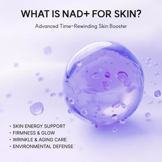 Arencia NAD+ Booster Shot 30ml in a clear vial with a white label, designed to enhance energy and cellular health.