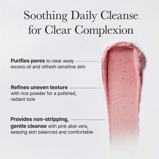 Arencia Fresh Rosehip Rice Mochi Facial Cleanser in 120g tube, showing the product packaging and clean design.