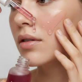 Arencia Red Smoothie Serum 8 in a 30mL bottle, showcasing a vibrant red serum in a sleek container.