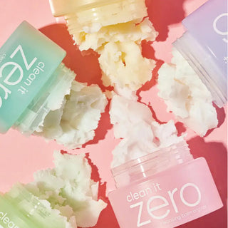 BANILA CO Clean It Zero cleansing balm jar with white lid and product label, 100ml size, close-up view of the skincare product