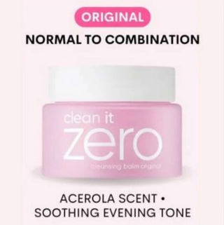 BANILA CO Clean It Zero cleansing balm in a 100ml jar, with smooth texture and minimalist packaging visible.