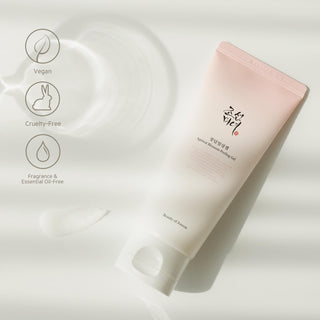 Beauty of Joseon Apricot Blossom Peeling Gel in a 100mL tube, gentle cleansing gel with apricot blossom extract for smooth skin.