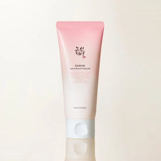 Beauty of Joseon Apricot Blossom Peeling Gel in 100mL bottle, a gentle cleansing gel with apricot blossom extract for smooth skin.