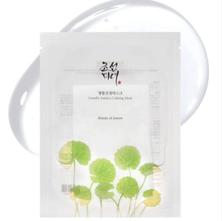 Beauty of Joseon Centella Asiatica Calming Mask, soothing face sheet mask for calming and hydrating skin.