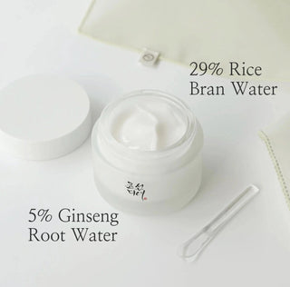 Beauty of Joseon Dynasty Cream moisturizer in a 50ml jar, showcasing the elegant packaging and creamy texture.