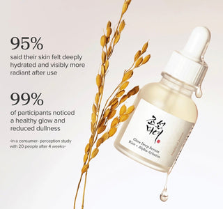 Beauty of Joseon Glow Deep Serum with rice and alpha-arbutin, a nourishing skincare serum for radiant skin.