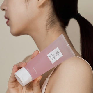 Beauty of Joseon Red Bean Water Gel soothing gel in a clear jar, focusing on the gel's texture and packaging.