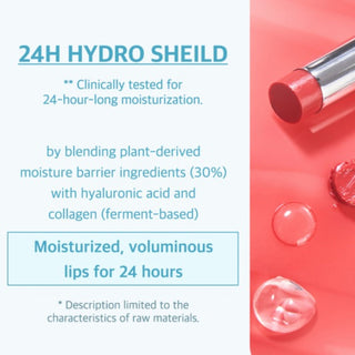 Black Rouge Ripplesh Jelly Lip Balm in black tube with clear cap, showing the product's sleek packaging and vibrant jelly texture.